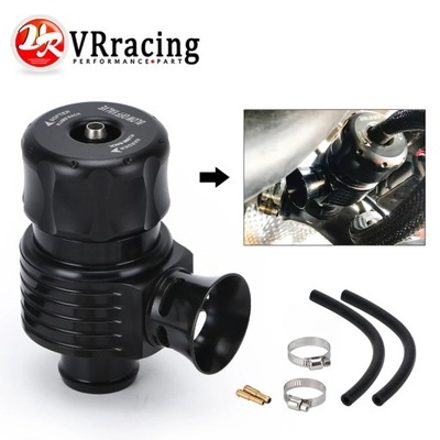 VR - Black 50/50 Bov Blow off Valve Recirc Valve Dump Valve for AUD~11459