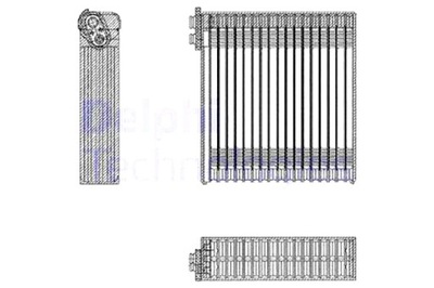 DELPHI VAPORIZADOR DE ACONDICIONADOR DELPHI TSP0525153 TOYOTA  