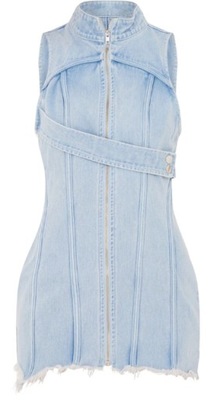 PRETTYLITTLETHING SUKIENKA JEANSOWA MINI 40 EJD