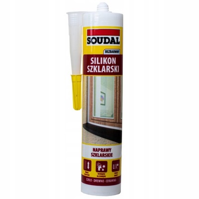 Soudal Silikon Szklarski Bezbarwny 280ml