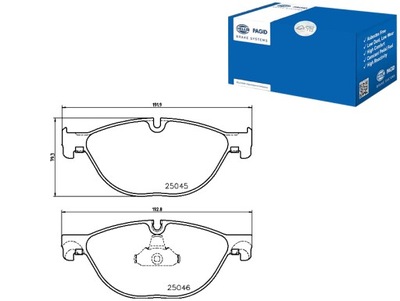 HELLA PAGID ZAPATAS DE FRENADO HELLA PAGID 341167753  