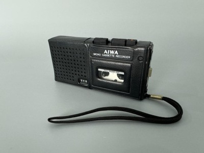 Dyktafon Micro cassette Aiwa TP-M10 + futerał Mega Unikat