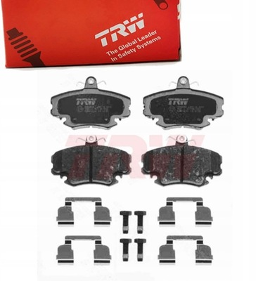 Тормозные колодки тормозные перед renault twingo ii 1.2 tce фото №1