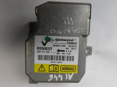 MÓDULO SENSOR AIRBAG RENAULT KANGOO II 8201217225  