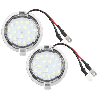 1 PAR BIALYCH DIOD DIODO LUMINOSO LED COLOR CLARO ESPEJO INTERIOR  