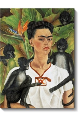 Frida Kahlo, Autoportret z małpami, 60x80 cm