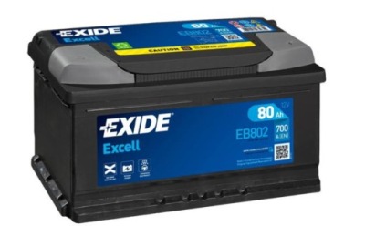 Аккумулятор 80ah /+p/ audi, bmw /exide-e/ фото №1