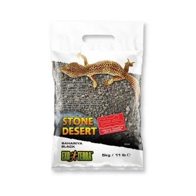 Podłoże Exo Terra Stone Desert Pustynia Czarna 5kg Ex-1473