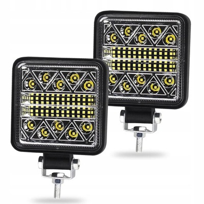 2X ФАРА РОБОЧА LED (СВІТЛОДІОД) 126W ПРОТИТУМАНКА ПРОЖЕКТОР 12V 24V