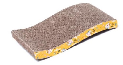 DRAPAK POZIOMY KARTONOWY FALA DLA KOTA KOCIMIĘTKA