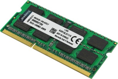 RAM 4GB DDR3L SO-DIMM PC3L-12800S 1600MHz KINGSTON