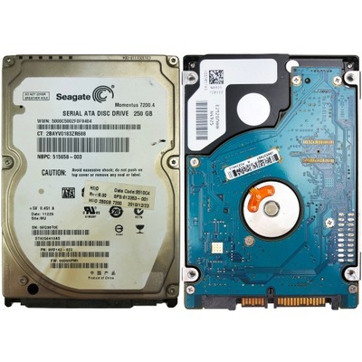 SEAGATE ST9250410AS | FW 0006HPM1 | niewykr )nD