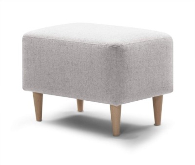 Traumnacht podnóżek pufa, szara,