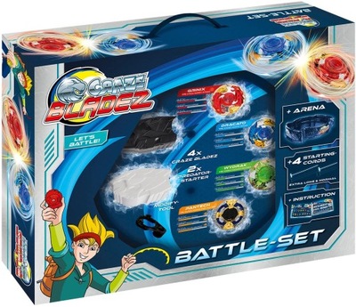 Wirujące bączki Craze Bladez battle SET Arena