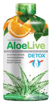 AloeLive Detox sok aloesowy oczyszczający 1000ml