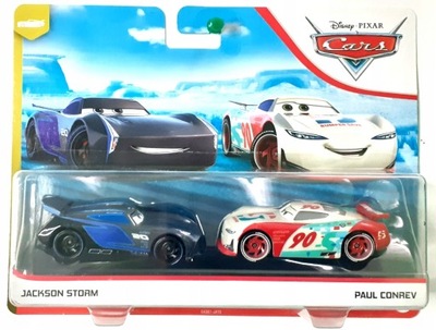 Auta Cars 2-pack - Jackson Storm & Paul Conrev