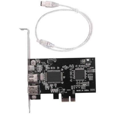 Karta PCIe Firewire dla, kontroler IEEE 1394 PCI 4