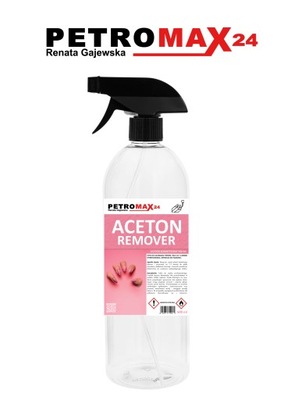 Aceton Kosmetyczny Remover 500ml Rozpylacz PETROMAX24