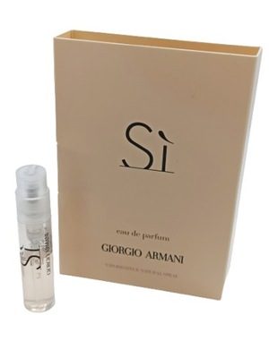 Si Giorgio Armani eau de parfum 1,2 ml