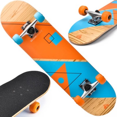 Deskorolka Deska Klasyczna Drewniana Skateboard PU