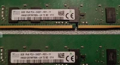 Pamięć RAM Hynix 2x8GB DDR4 do Serwera Maszyny 16GB 2Rx8 PC4-2400T