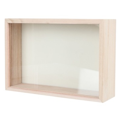 Witryny szklane Shadowbox Frame Case