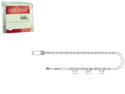 Quick brake ws 0300 a контакт предупредительный, износ накладок тормозных фото №1