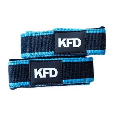 KFD Hand Wraps Paski do martwego ciągu niebieskie