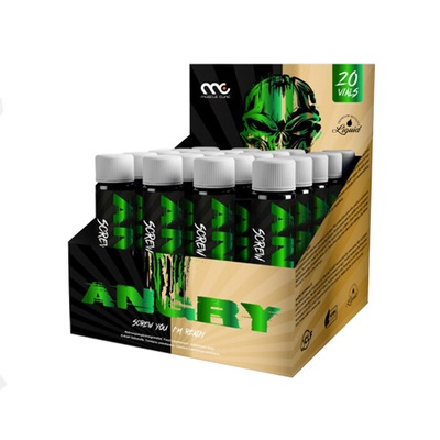 MUSCLE CLINIC ANGRY PRE-WORKOUT 20x25 ML MOCNA PRZEDTRENINGÓWKA