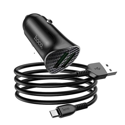 DISPOSITIVO DE CARGA DE AUTOMÓVIL X QC3.0 18W CABLE MICRO  