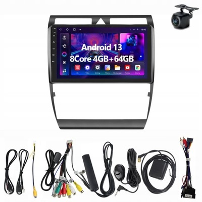 RADIO 2DIN ANDROID PARA AUDI A6 C5 1997-2004 S6 2 1999-2004 RS6 1 2002-2006  