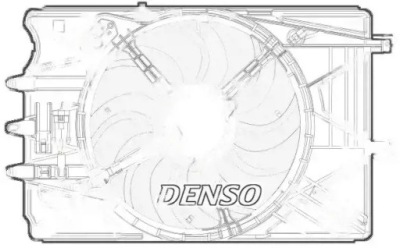 Вентилятор радіатора der09070 denso fiat 500l фото №1