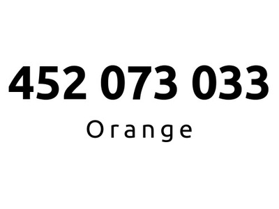 452-073-033 | Starter Orange (07 30 33) #E