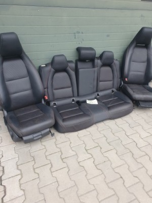 Салон середина сидіння заднє сидіння шкіра amg w176 a176 фото №1