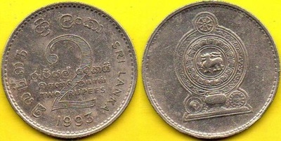 SRI LANKA 2 Rupees 1993 r. - 1