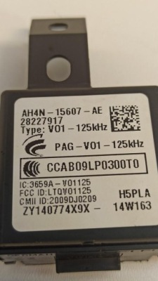 Volvo v70 iii модуль карты ключа ah4n-15607-ae фото №1