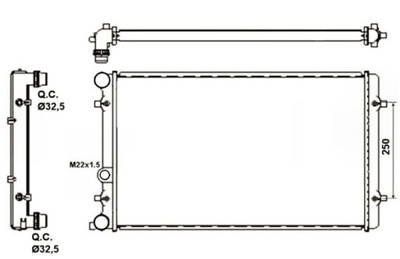 AUŠINTUVAS VANDENS NRF 509529A 