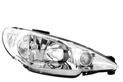 Tyc фара h7 электрический do 04.06 peugeot 20 фото №1