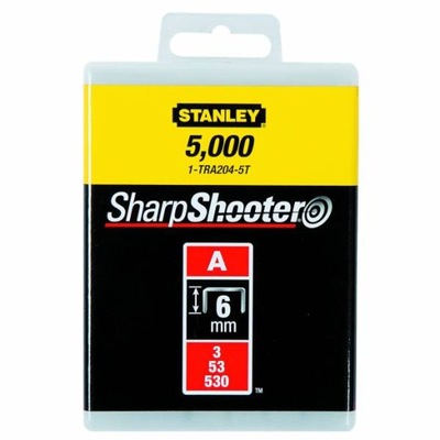 Zszywki Stanley TRA205 standard typ53 8mm 5000szt