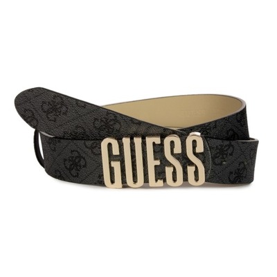 Guess Pasek damski Coal grafitowy BW9126P4235 CLO r.M