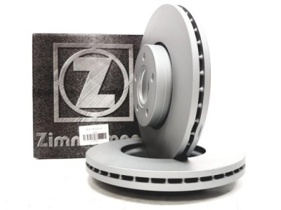 Zimmermann гальмівні диски перед volvo c30 s40 ii v50 278mm фото №1