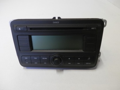 Skoda fabia ii радио cd 5j0035161a фото №1