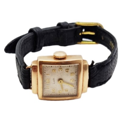 Złoty Damski Zegarek ŁUCZ Vintage 585 ( 14k )