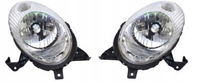 LEFT + RIGHT LAMPS LAMP FRONT SET NISSAN MICRA K12  