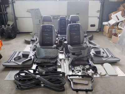 Vw caddy iii 03-10 сиденья обшивки салон комплект фото №1