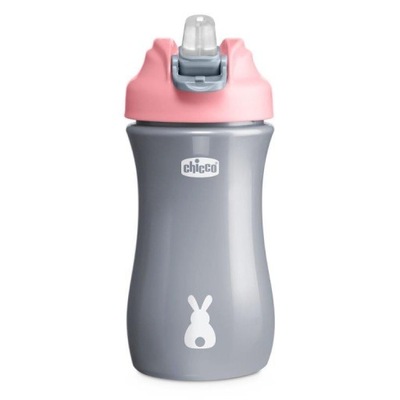 CHICCO Bidon z miękkim ustnikiem 350ml 2Y+ GIRL