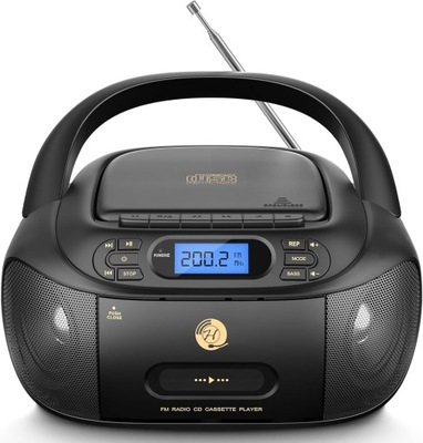 ODTWARZACZ CD KASETA BOOMBOX COMBO RADIO FM USB HERNIDO CB0201B