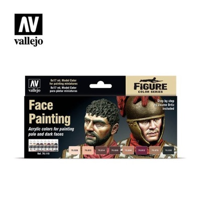 VALLEJO 70119 Face Painting Set [PAINT SET]