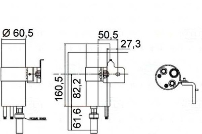 ОСУШИТЕЛЬ КОНДИЦИОНЕРА BEHR HELLA 1521941 1521613 8