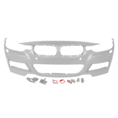 Бампер bmw 3 11.2011-06.2019 белый фото №1